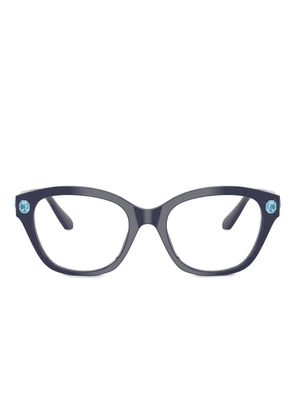 Swarovski Eyewear crystal-embellished cat-eye glasses - Blue