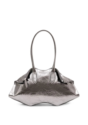 Alexander McQueen Manta leather shoulder bag - Grey