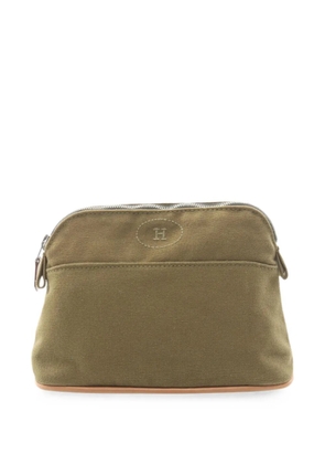 Hermès Pre-Owned 2000s Bolide canvas pouch - Green