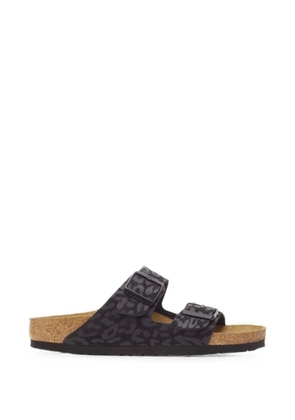 Birkenstock Arizona leopard-print slides - Black