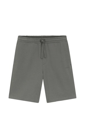 HUGO logo-embroidered drawstring shorts - Grey