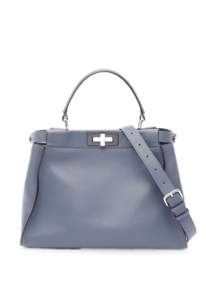 Fendi Pre-Owned 2010s Peekaboo leather tote bag - Blue
