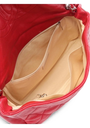 CHANEL Pre-Owned 2009-2010 matelassé Large chain shoulder bag - Red