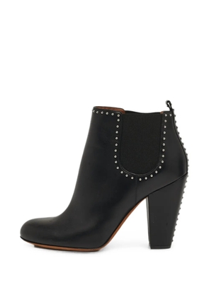 Givenchy Pre-Owned studded round-toe ankle boots - Black