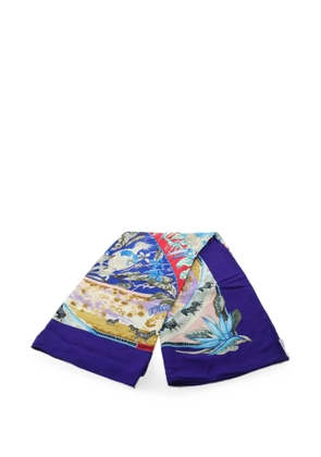 Hermès Pre-Owned 2010s Tropiques scarf - Blue