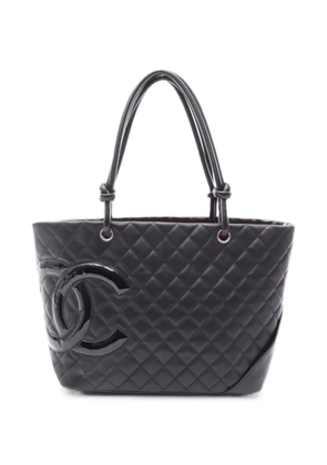 CHANEL Pre-Owned 2011 large Cambon tote bag - Black