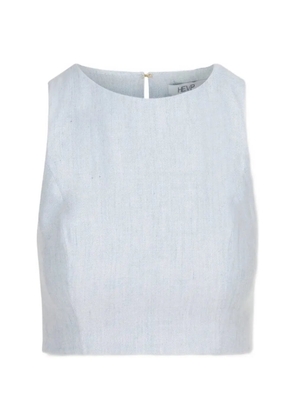 HEVRON Terrel cropped top - Blue