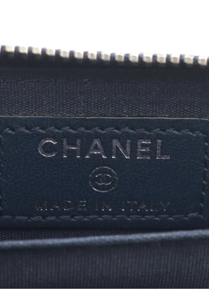 CHANEL Pre-Owned 2013-2014 quilted coin purse - Blue