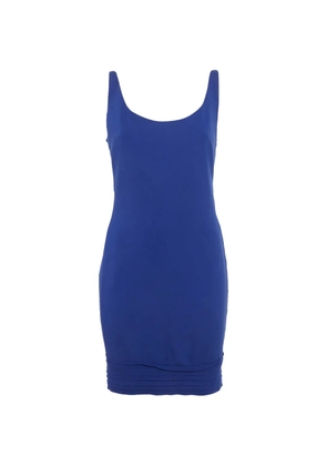 Diane Von Furstenberg Vintage scoop-neck mini dress - Blue