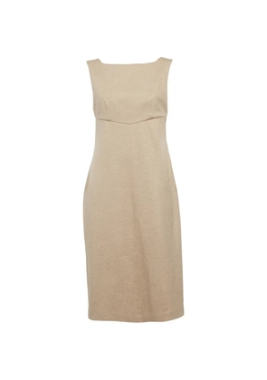Max Mara sleeveless midi dress - Neutrals