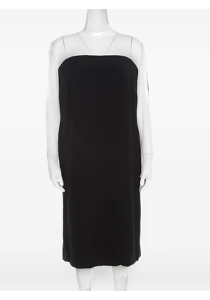Escada Pre-Owned Dary silk dress - Black