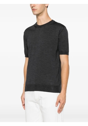Valentino Garavani short-sleeve knitted T-shirt - Grey