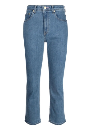 Tu es mon Tresor The Rose Quartz mid-rise cropped skinny jeans - Blue