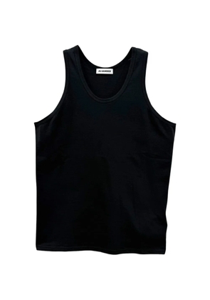 Jil Sander scoop-neck sleeveless vest - Black