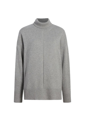 Another Tomorrow front-seam turtleneck sweater - Grey