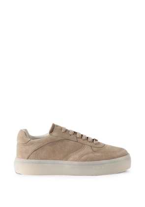 Furla Allegra suede sneakers - Neutrals