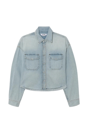 RE/DONE Camper cropped shirt - Blue