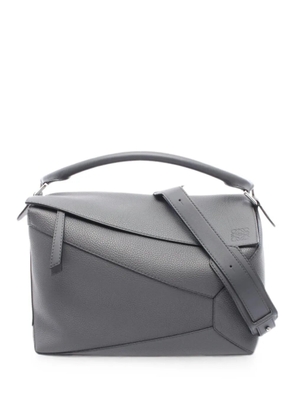 Loewe Pre-Owned 2010s large Puzzle leather shoulder bag - Grey