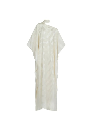 Taller Marmo Streep one-shoulder kaftan maxi dress - Neutrals
