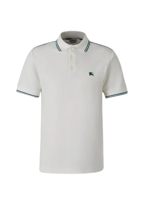 Burberry EKD embroidered polo shirt - White