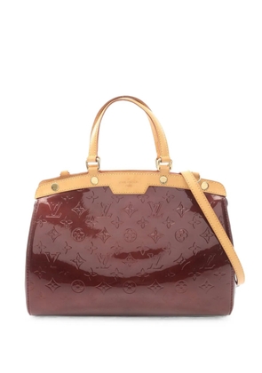 Louis Vuitton Pre-Owned 2011 Monogram Vernis Brea MM handbag - Red