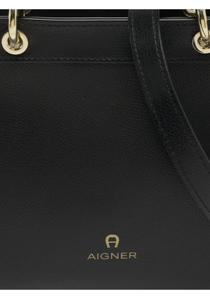 Aigner Vintage Carol leather tote bag - Black