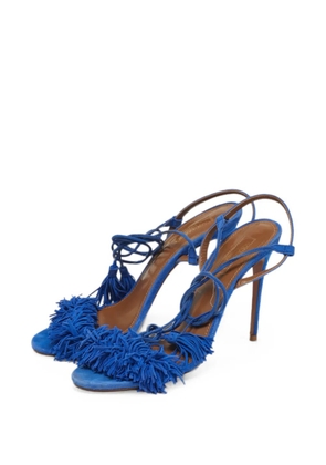 Aquazzura Wild Thing fringe sandals - Blue