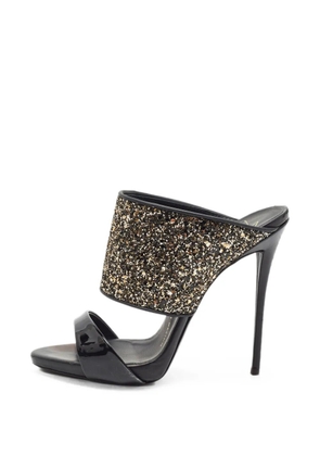 Giuseppe Zanotti Vintage Andrea glitter-detail sandals - Gold