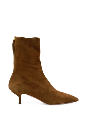 Aquazzura pointed-toe boots - Brown