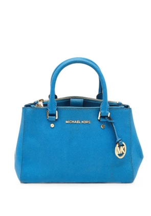 Michael Kors Vintage small Sutton Saffiano leather satchel bag - Blue