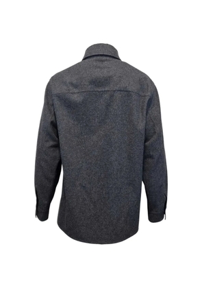 Jil Sander button-up chest-pocket jacket - Grey