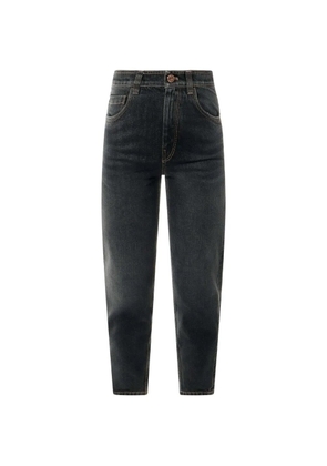 Brunello Cucinelli tapered-leg jeans - Grey