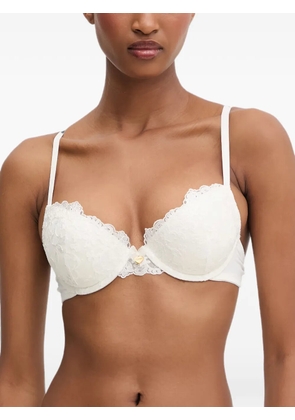 TWINSET lace-trim underwired bra - White