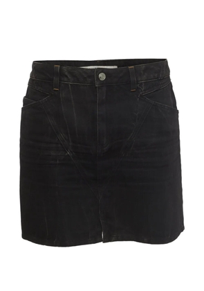Givenchy Pre-Owned marble-washed mini skirt - Black