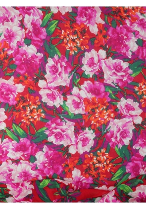 Kenzo Pre-Owned floral-print scarf - Red