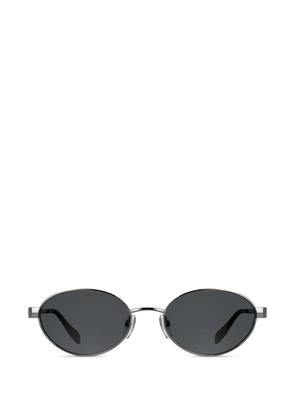 Karl Lagerfeld oval-frame sunglasses - Silver
