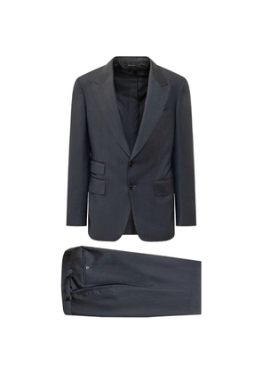 TOM FORD Shelton peak-lapel suit - Blue