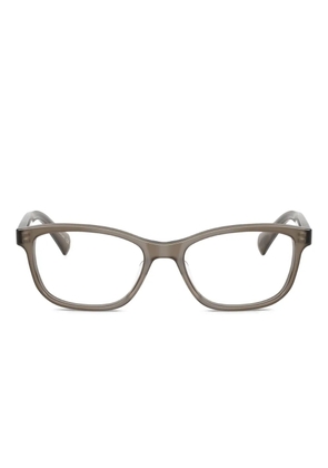 Oliver Peoples Follies rectangle-frame glasses - Brown