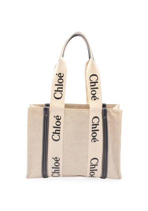 Chloé Pre-Owned 2000s Woody tote bag - Neutrals