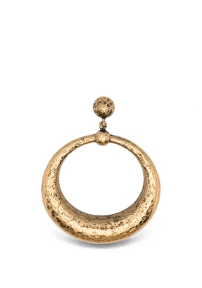 Ermanno Scervino hammered hoop earrings - Gold