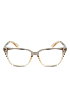 Calvin Klein rectangle-frame glasses - Grey