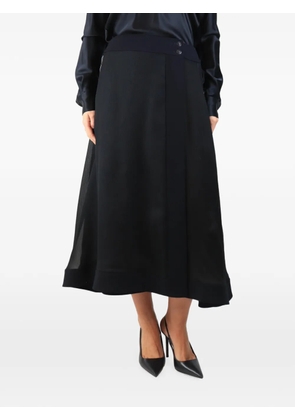 CHANEL Pre-Owned chiffon midi skirt - Black