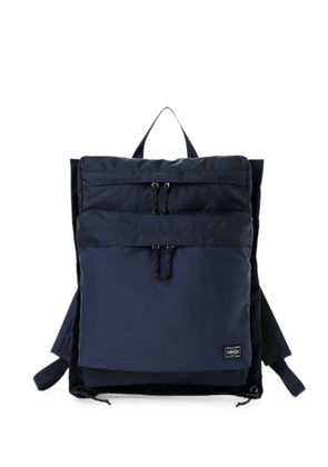 Porter-Yoshida & Co. Force logo-patch backpack - Blue