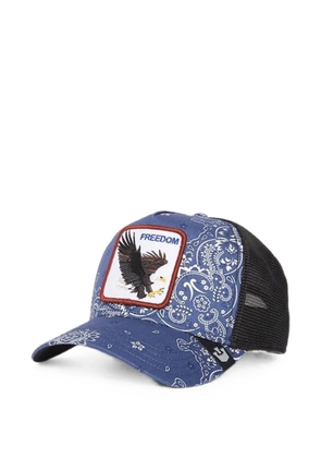 GOORIN BROS Freedom paisley-print patch trucker cap - Blue