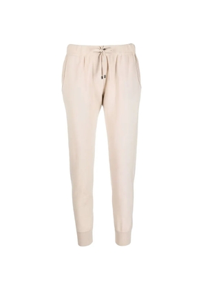Brunello Cucinelli drawstring wool track pants - Neutrals