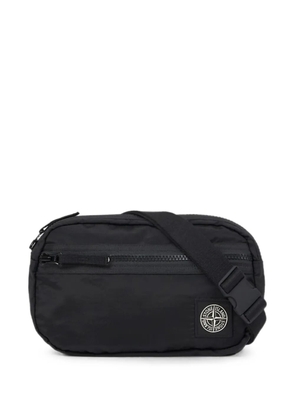 Stone Island logo-patc belt bag - Black