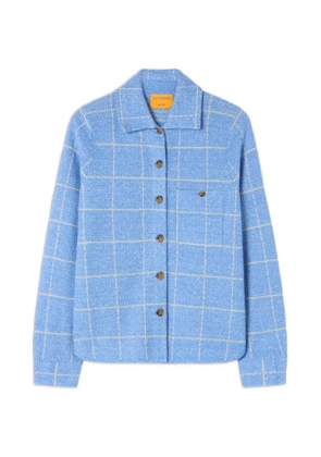 Guest In Residence Dylan plaid shirt - Blue