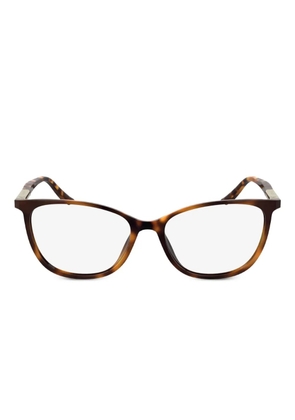 Calvin Klein tortoiseshell-effect cat-eye glasses - Brown