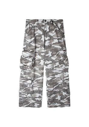 Vague Studios camouflage-print cargo pants - Grey