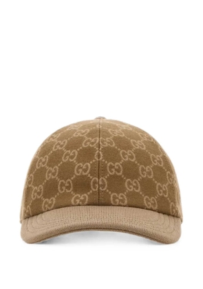 Gucci GG Supreme wool baseball cap - Neutrals